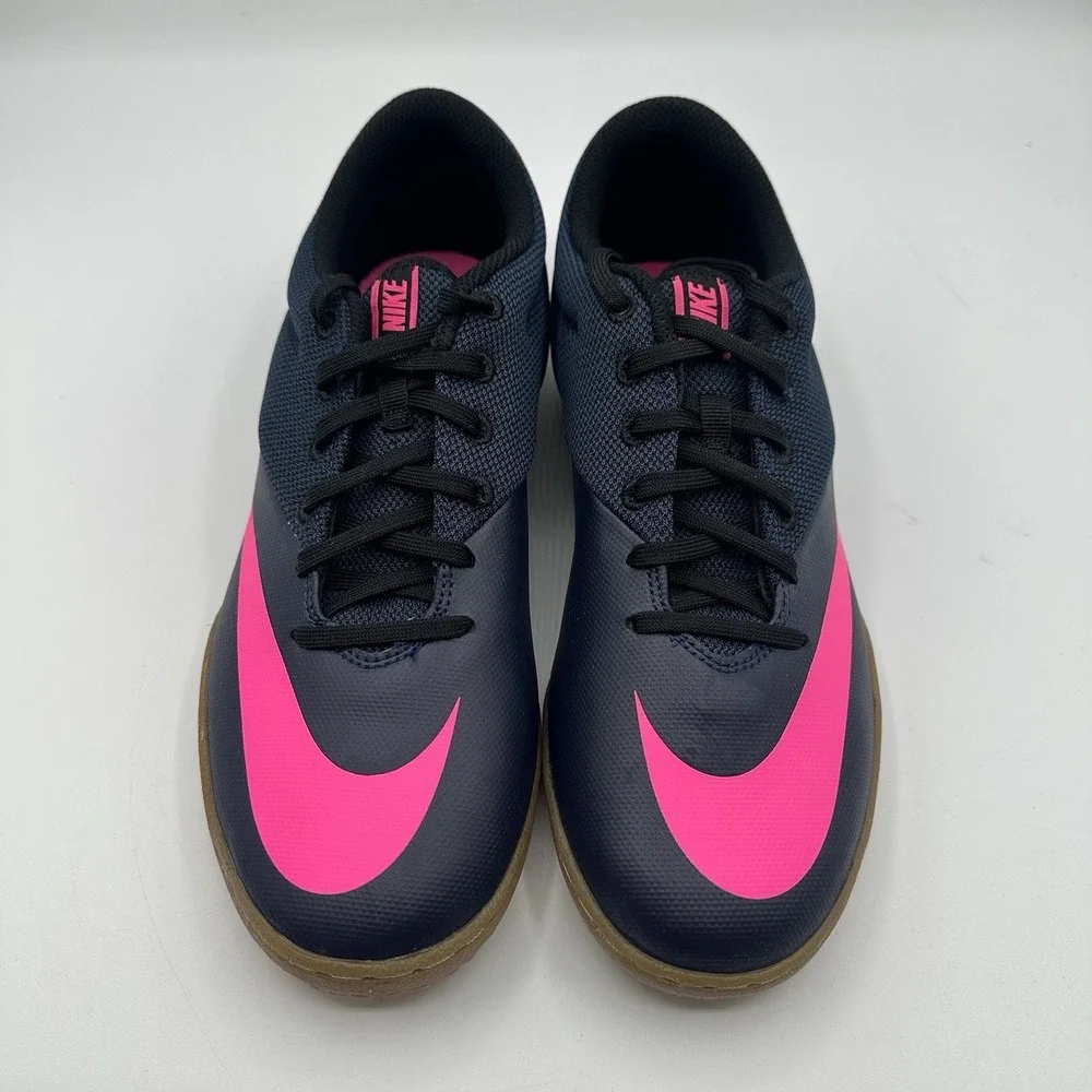 Nike Mercurial X IC Shoes Mens 12 Navy/Pink Blast Indoor Soccer‎ Turf 725244-446